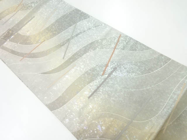 JAPANESE FUKURO OBI / WOVEN STREAM